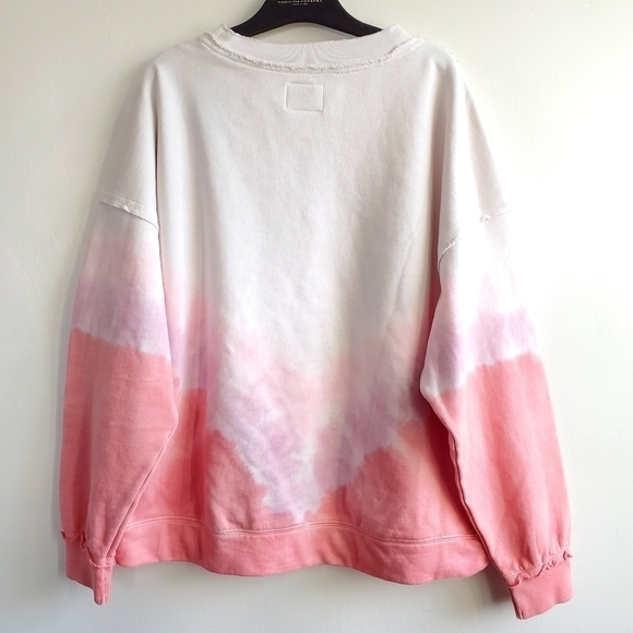 New FP Movement Ombre Metti Crew Papaya Punch Combo Pullover Sweatshirt NWT XS - Picture 12 of 14